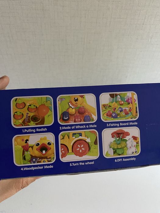 Занимателна музикална масичка - риболов, въдица, чукче,