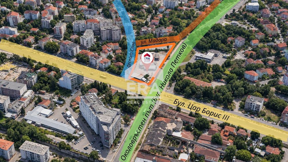 Ъглов парцел под наем с 150 м. лице към Околовръстен път