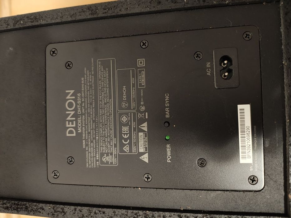 DHT-S316 Denon Sound Bar