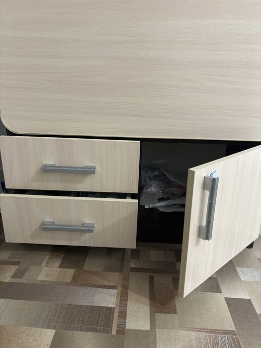 Стол для учебы, компьютерный стол с полками