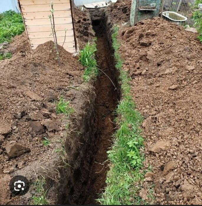 Траншея қазамыз.