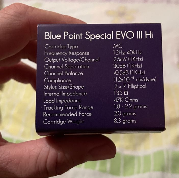Sumiko Blue Point Special EVO III High