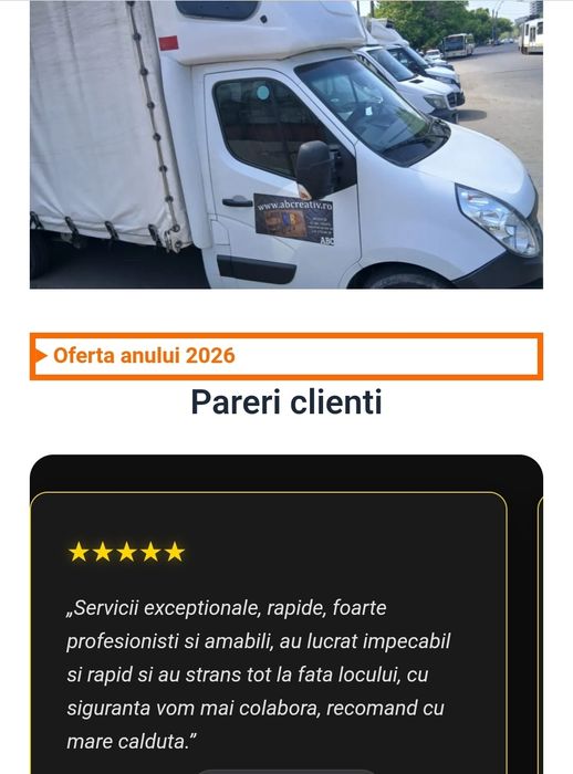Transport mobila cu manipulare in București si Ilfov
