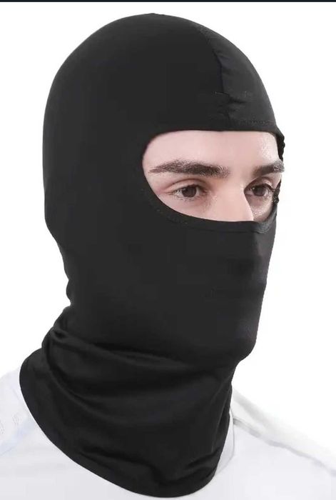Masca Cagula Moto Scuter ATV, neagra elastica