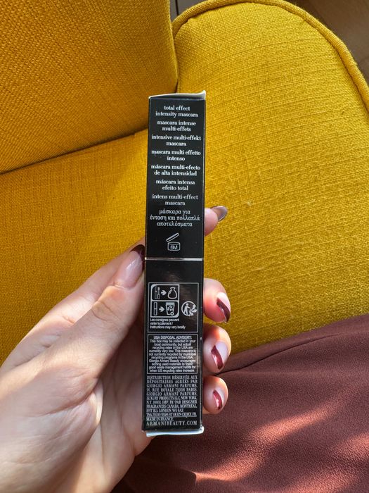 Спирала Armani нова black extasy