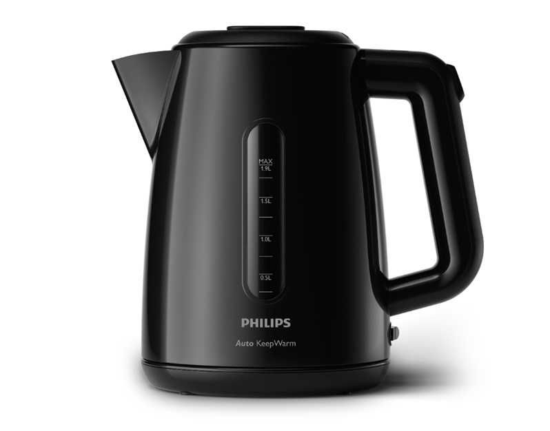 Чайник Philips Daily Collection HD7301/0, Електрическа кана от 1,9 л