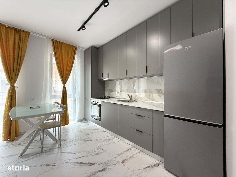 Apartament cu 2 camere, decomandat, 48mp utili, mobilat - Giroc