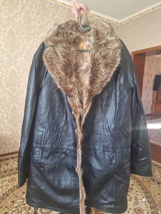 Волчий шуба мужской