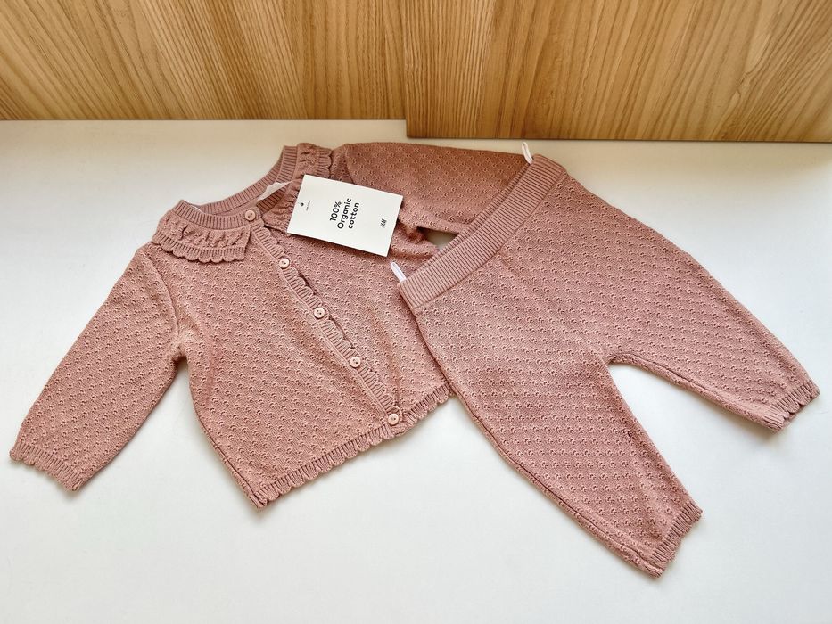 Плетен комплект за бебе H&M