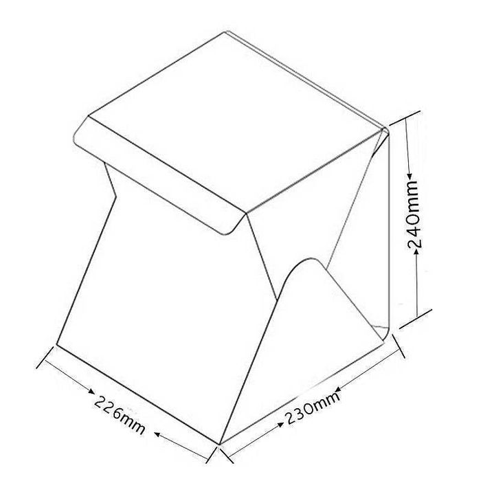 Фото кутия, фото палатка, палатка за снимки с LED светлина