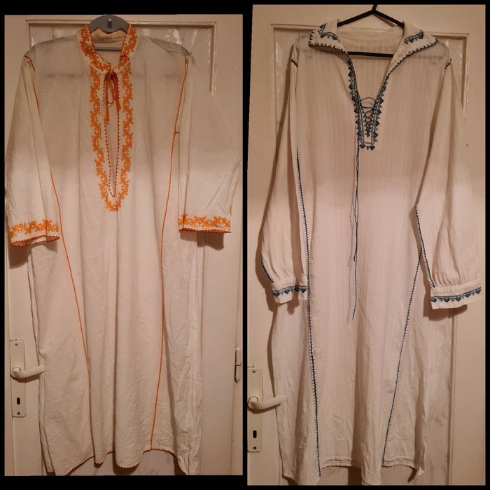 Автентични традиционни бродирани ризи за носия и престилки