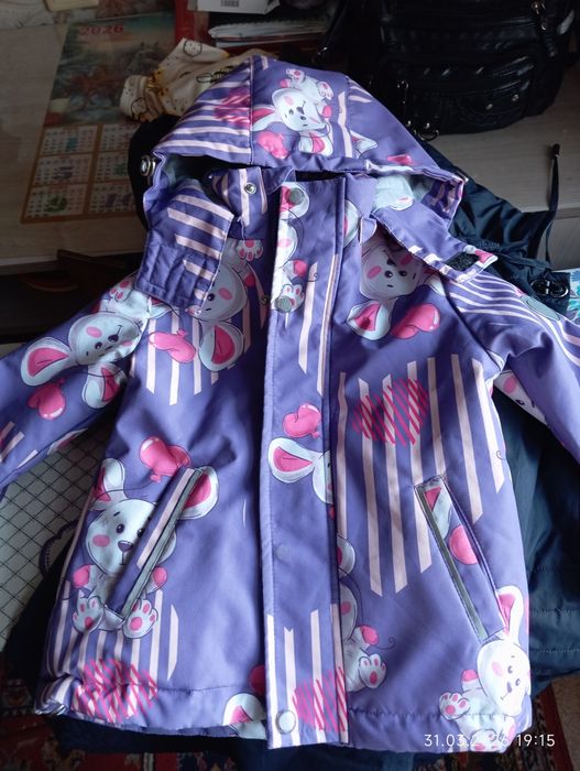 Курточка со штанами на лямках демисезон