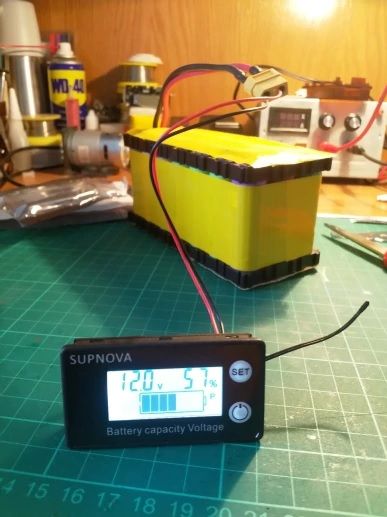 Индикатор емкости аккумулятора 12v, 24v, 48v, 72v