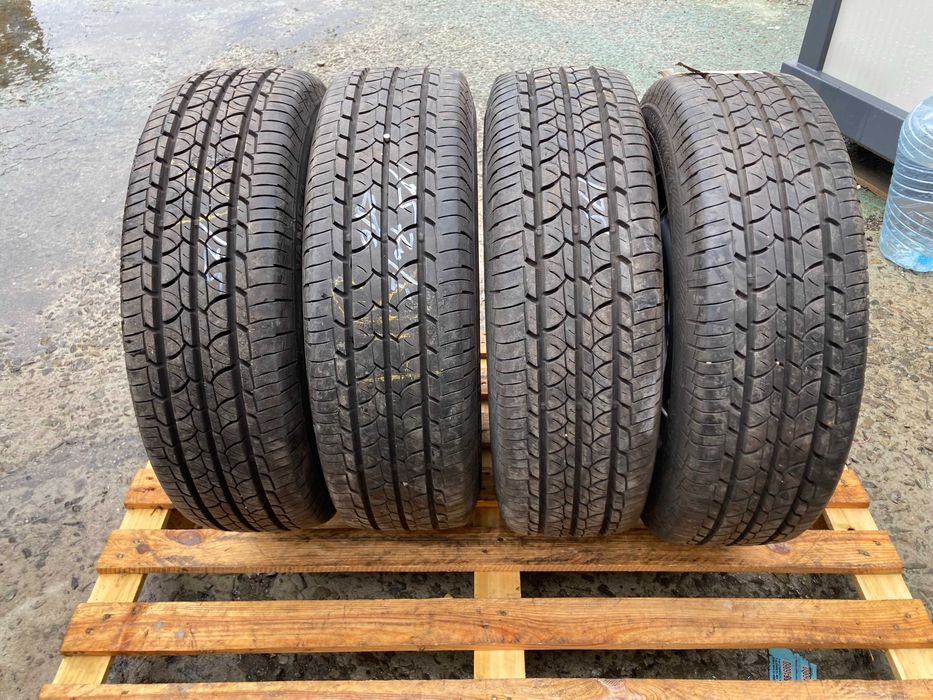 15 джанти 6х139,7 Toyota Hiace 5,5j гуми 195/70/15 BARUM 2016г 7мм