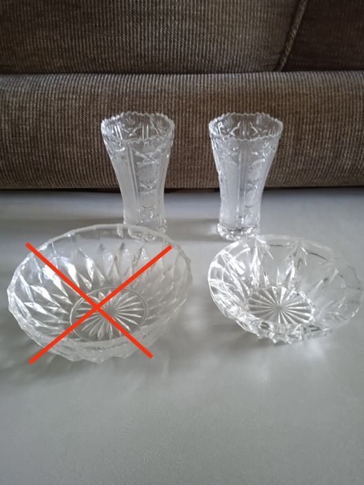 Хрустальная посуда и изделия .