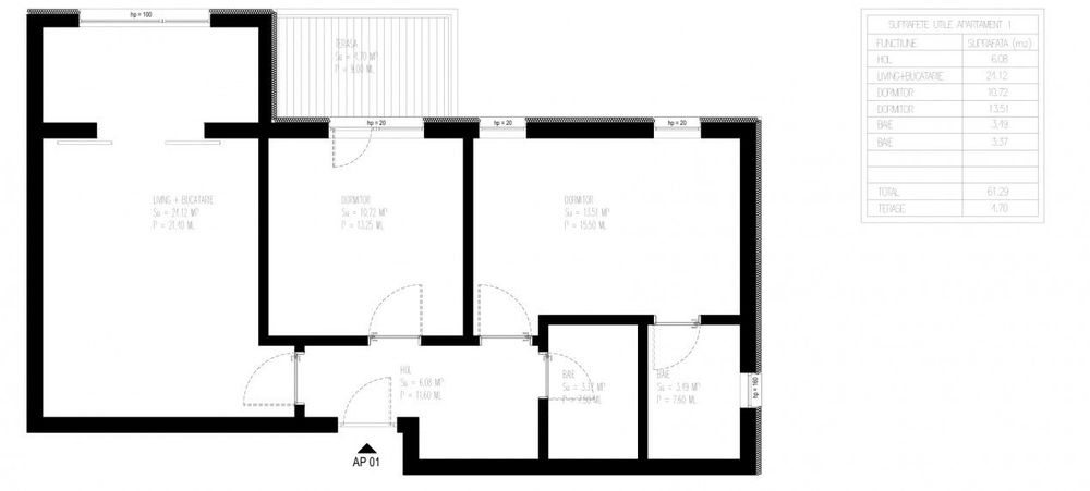 Apartament 3 camere 2 bai gradina proprie/Bragadiru-Cartierul Independ — fotografia 3