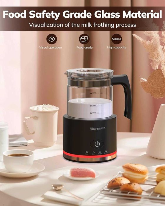 Разпенител за мляко Morpilot 4в1, 600W. 500мл.