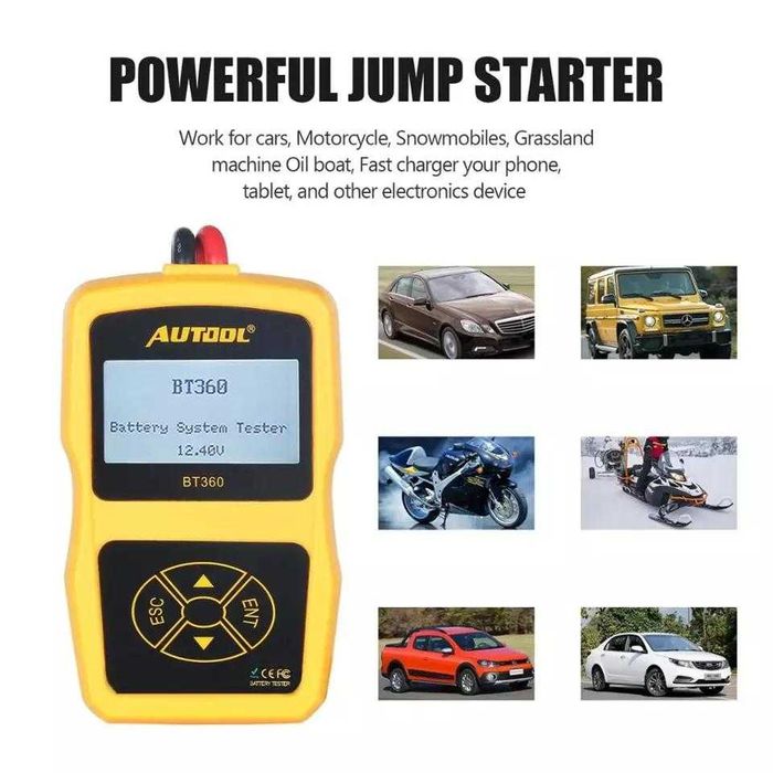 Tester baterie auto BT 360