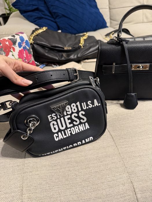 Черна чанта Guess