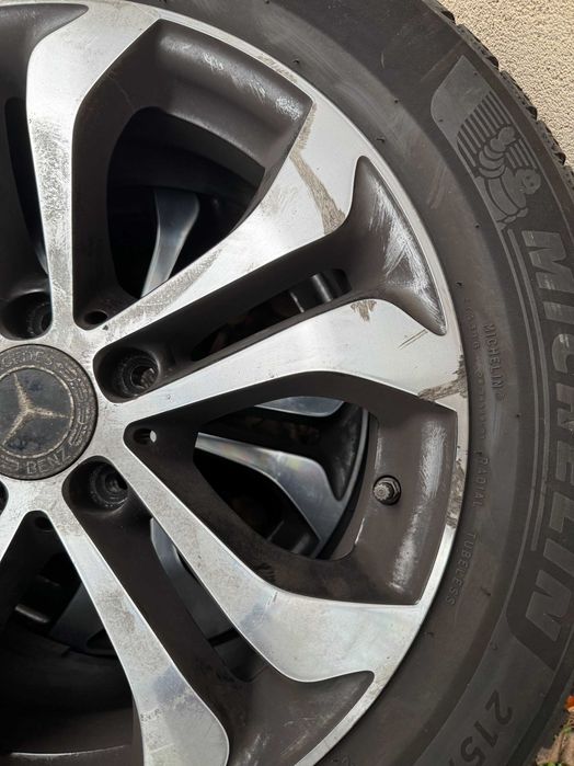 MERCEDES - MICHELIN ALPIN 6 -215/60 R17 IARNA  . Roti complete  4 BUC. MERCEDES .