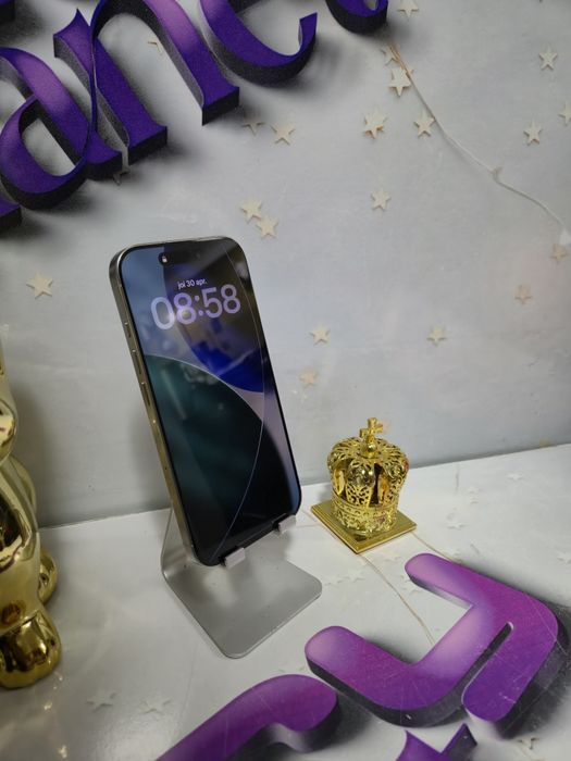 iPhone 16 PRO White.5G 128GB Baterie Originală:91%.Preṭ fix!