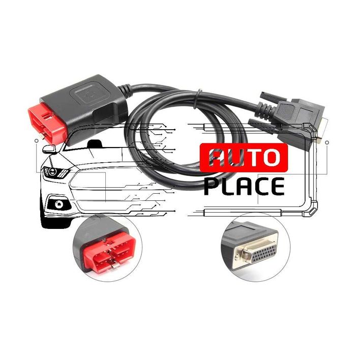 OBD2 кабел за връзка с Delphi / CDP + за новия модел Делфи
