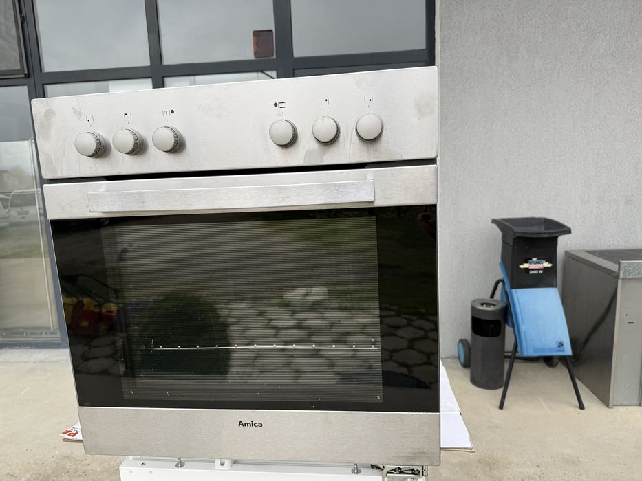 Фурна за вграждане Инокс с вентилатор