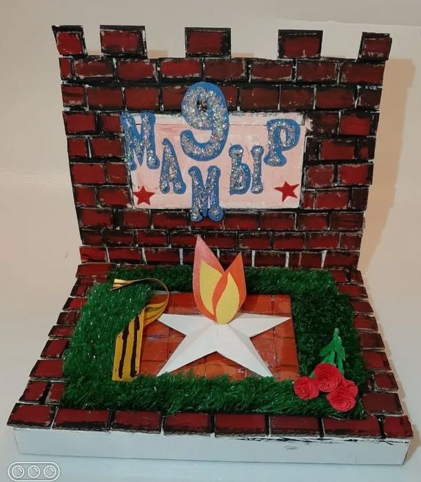 поделка  ручная работа на 9 май