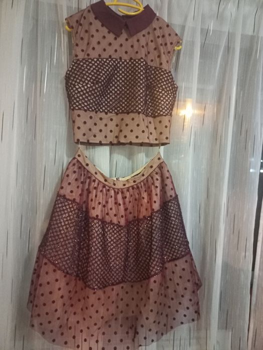 Rochie midi eleganta din doua piese