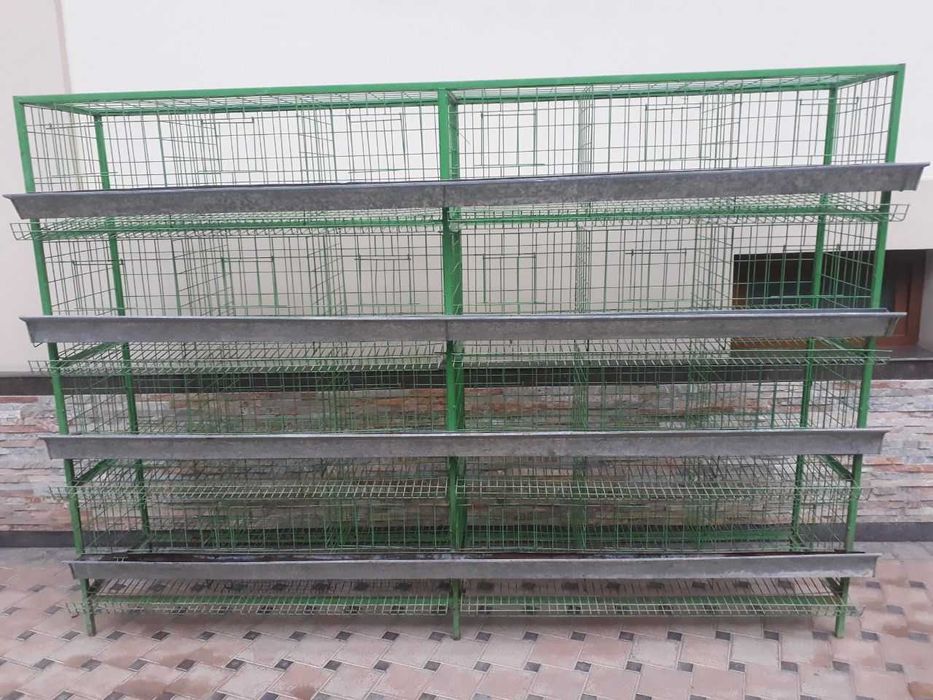 Клетка для кур несушек, со всеми комплектующими (б/у)