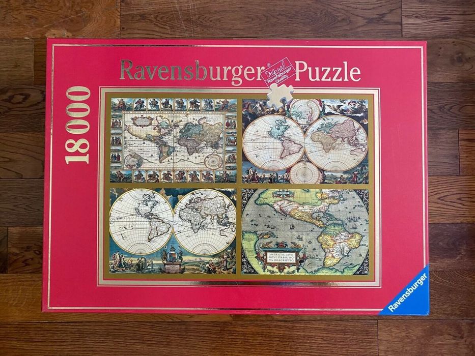 Пъзел 18000 Части Historical World Maps НОВ