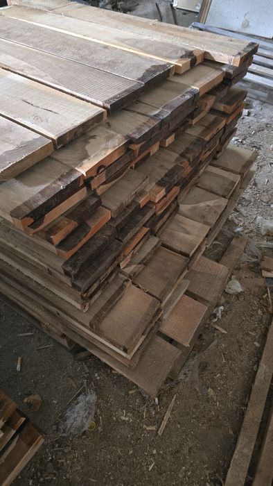 Дъски за дюшаме от червен орех 40 квадратни метра . 1.1 куб. м