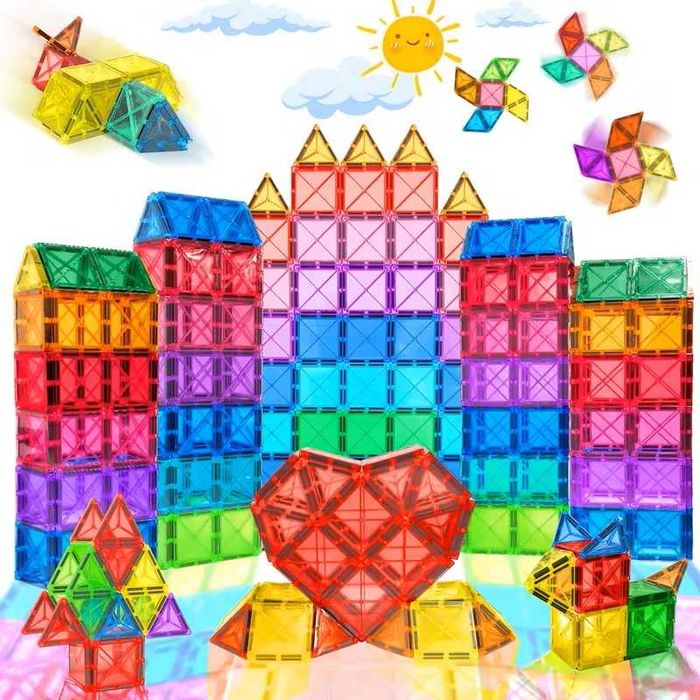 Магнитен конструктор 100части