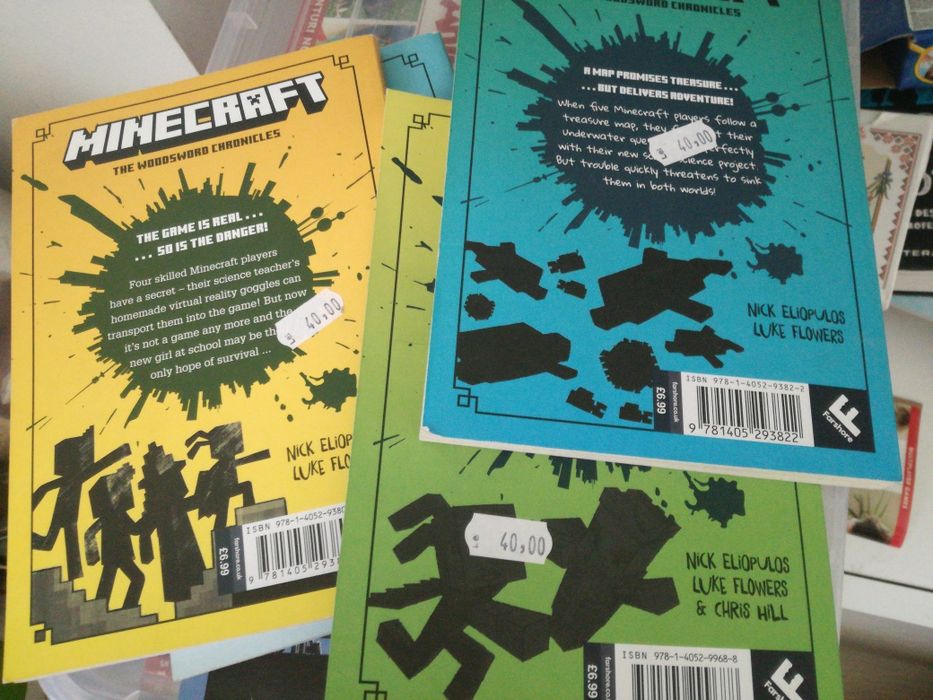 Colectie 5 carti Minecraft - limba engleza