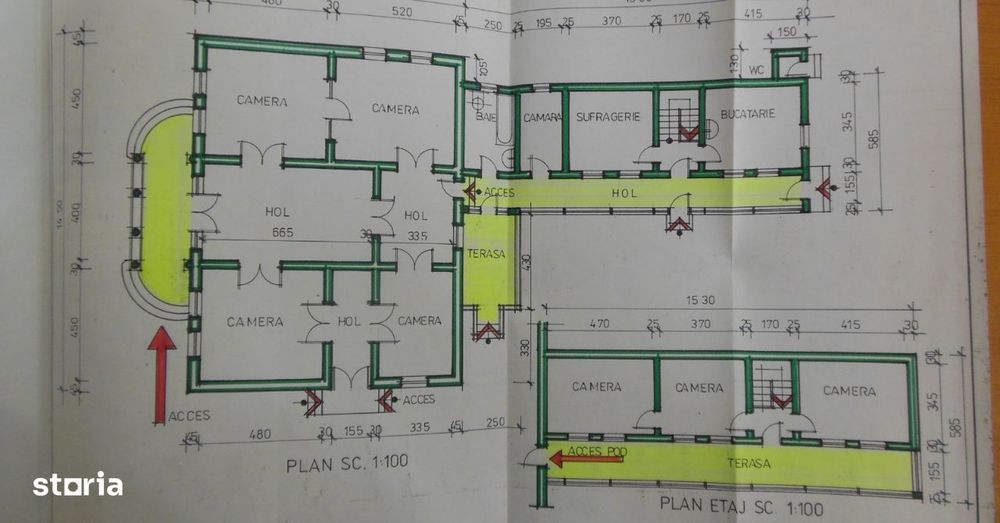 Ultracentral, 920 mp teren cu vila /casă 350 mp