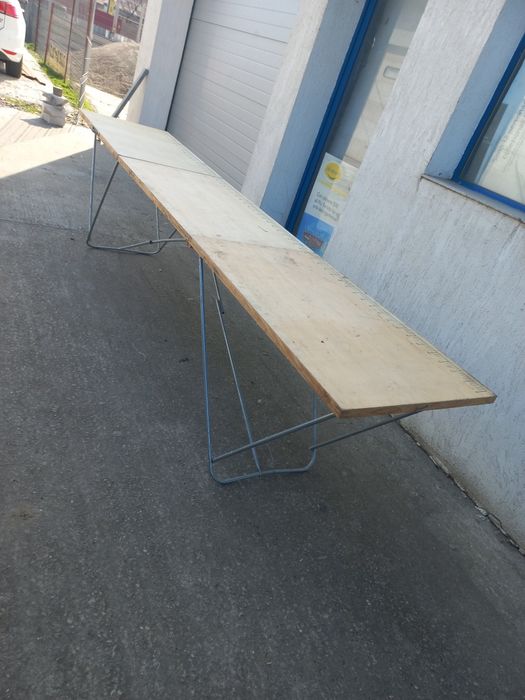 Masă lungă 3m pentru bazare