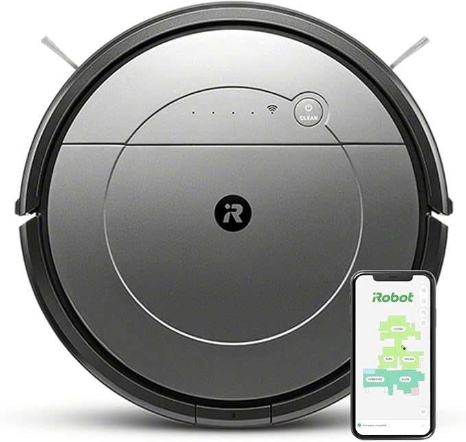 Прахосмукачка робот iRobot Roomba Combo, Mop, App, WiFi
