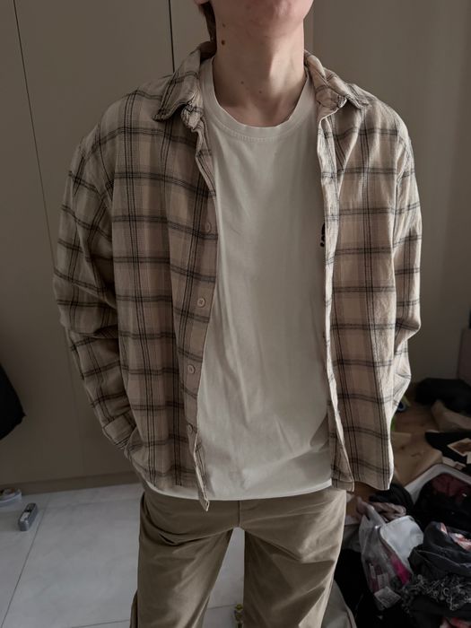 Рубашка в клетку Pull&Bear