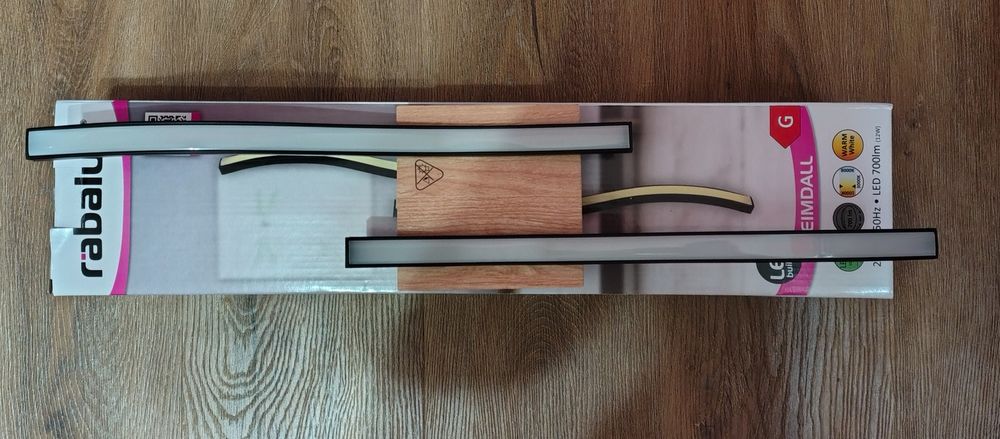 Plafoniera LED Heimdall 2280,12W,700lm,lumina calda,negru, modern,Nou!