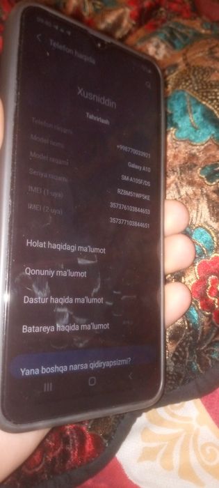 Galaxy A10 32gegabayt