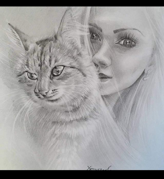 Подарък! Портрет по снимка