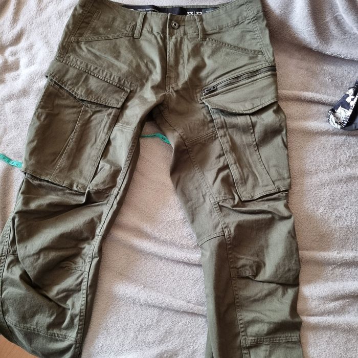 Pantaloni  cargo G-Raw CASUAL,kaki,mărimea 33/32.Noi.Regular fit