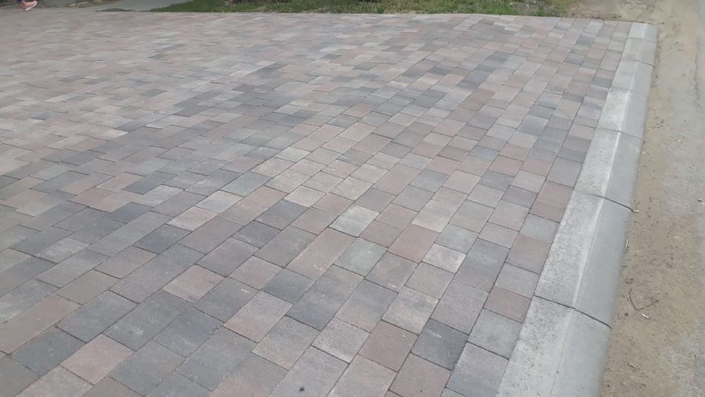 Укладка брусчати / выложим брусчатку