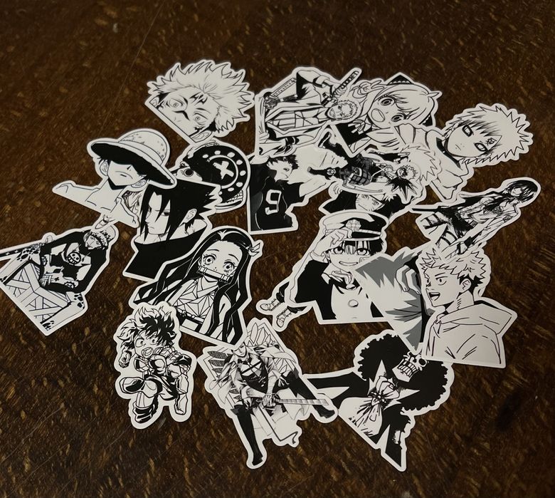 Наклейки, аниме