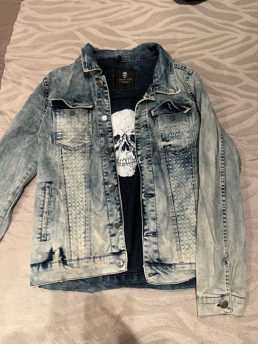 Jachetă de denim philipp plein