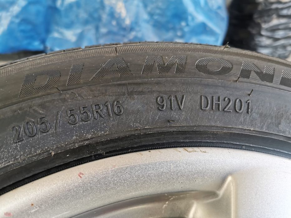 Джанти 16 4х108 с чисто нови летни гуми