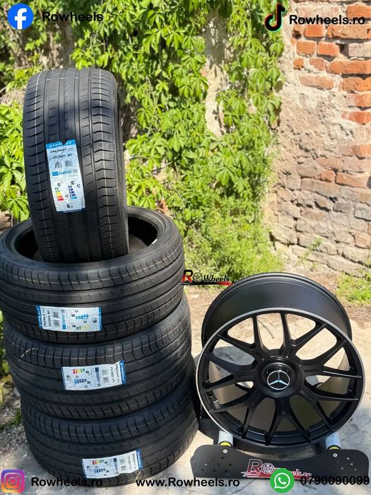 Jante MERCEDES20 R20 Model AMG Model anvelope vara/iarna 245-40-20-275-35-20 Roti Mercedes complete jante mercedes 20 W212 W213 W214 W221 W222 W223 GLE GLC