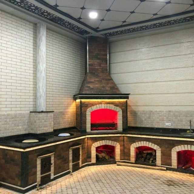 Летние кухни,Камины, Барбекю, Казаны.