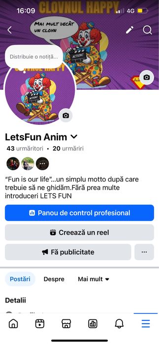 Clovnul Happy-Un entertainer altfel:Transformă fiecare eveniment