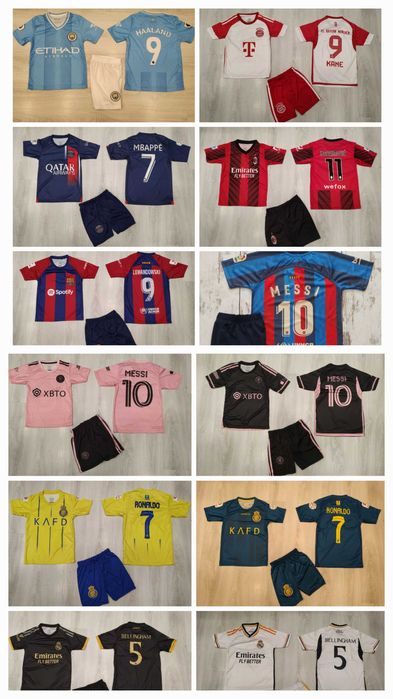 Екипи Роналдо меси неймар  мбапе Белингам Кейн Винисиус промо